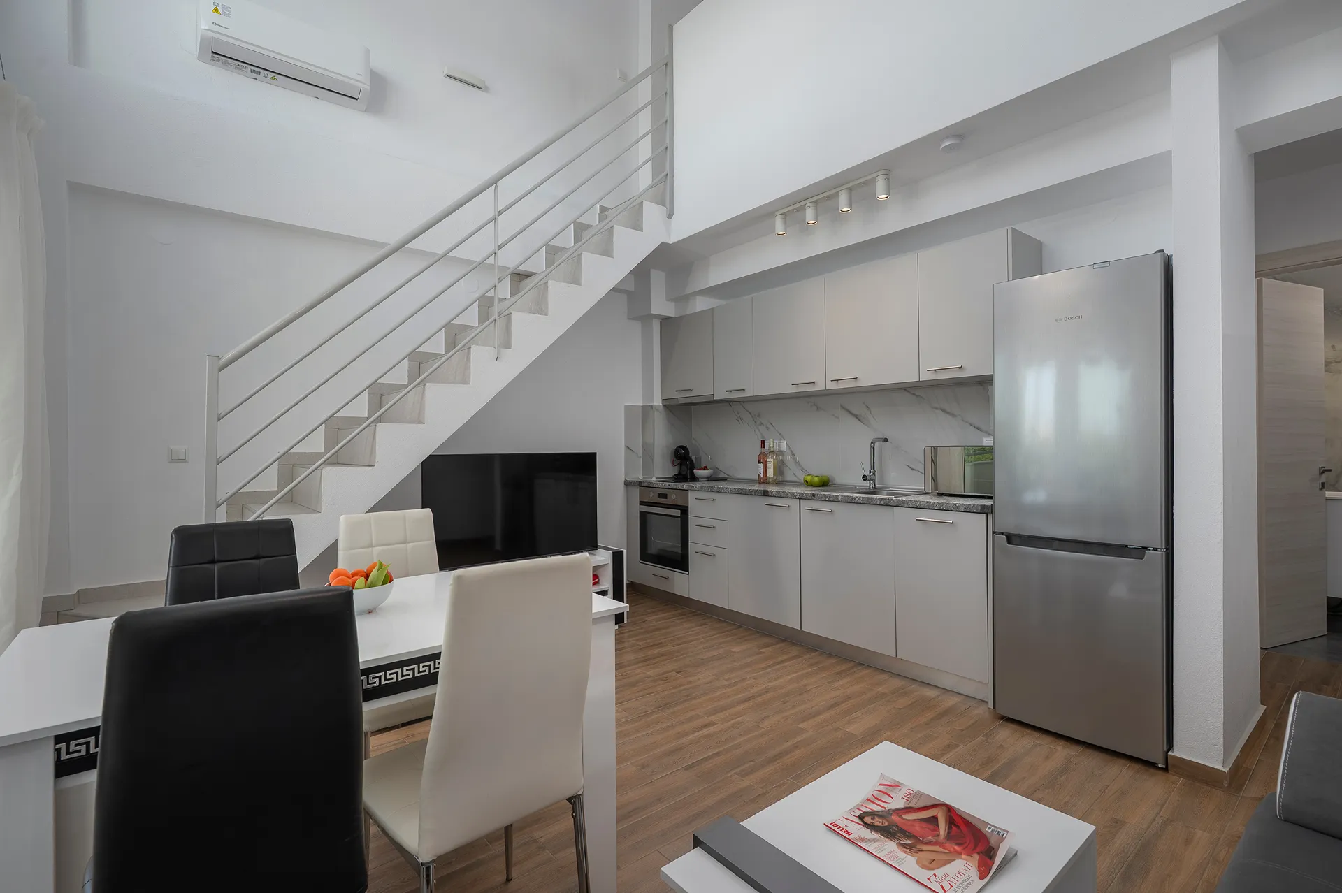 Sea La Vie Villas-Two Level Apartment Nefeli Complex kuhinja